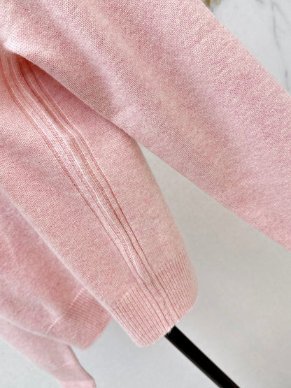 26Latest Autumn/Winter Half-Placket Cashmere Sweater