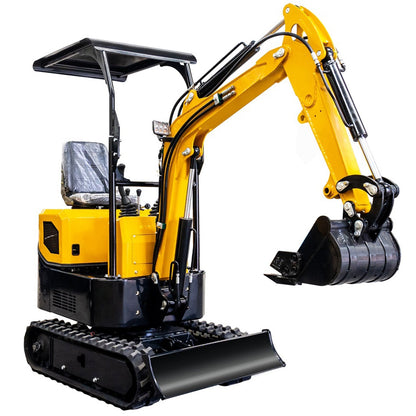 MS10C 13.5 HP,1 tons Mini Compact Excavator, Gasoline,  With Thumb Clip