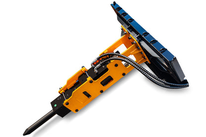MMS 66.93" Hydraulic Hammer Breaker Attachment for Skid Steer Loader