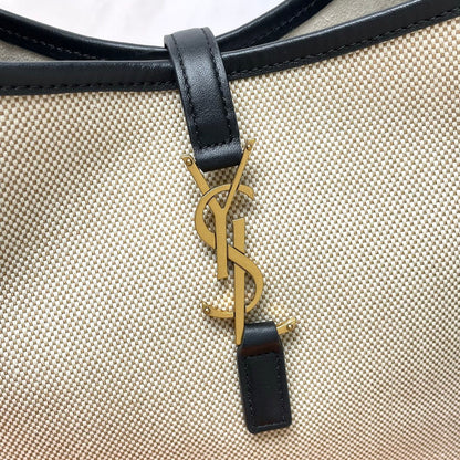 YSL 2026 Saint Laurent Le 5 a 7 Small Hobo Bag 23cm Canvas Leather