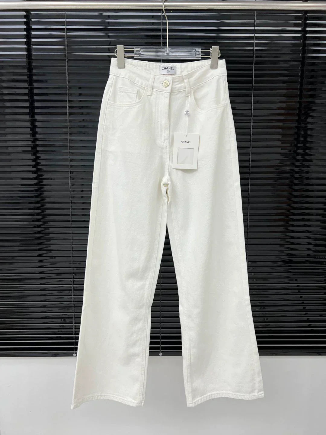 25ss gradient sequined back pocket jeans