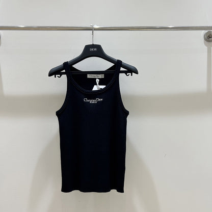 25 Embroidered Letters Vest All-match Vest