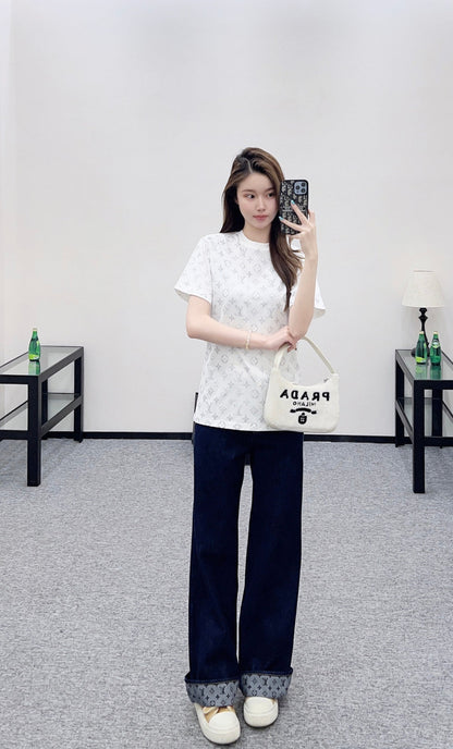 Round neck willow print 𝑇𝑒𝑒