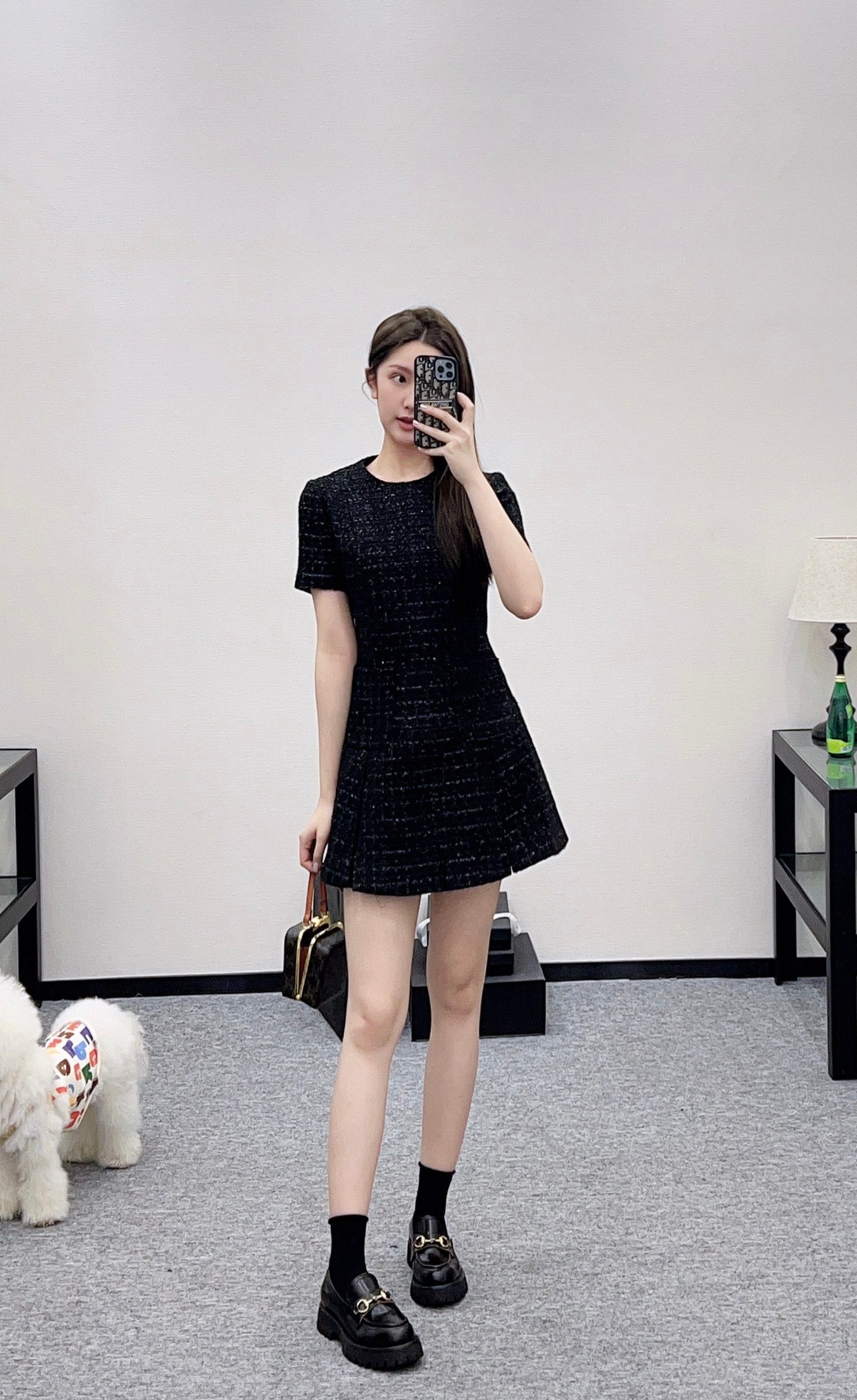 Pleated dress