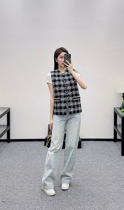 Woven Dress Vest