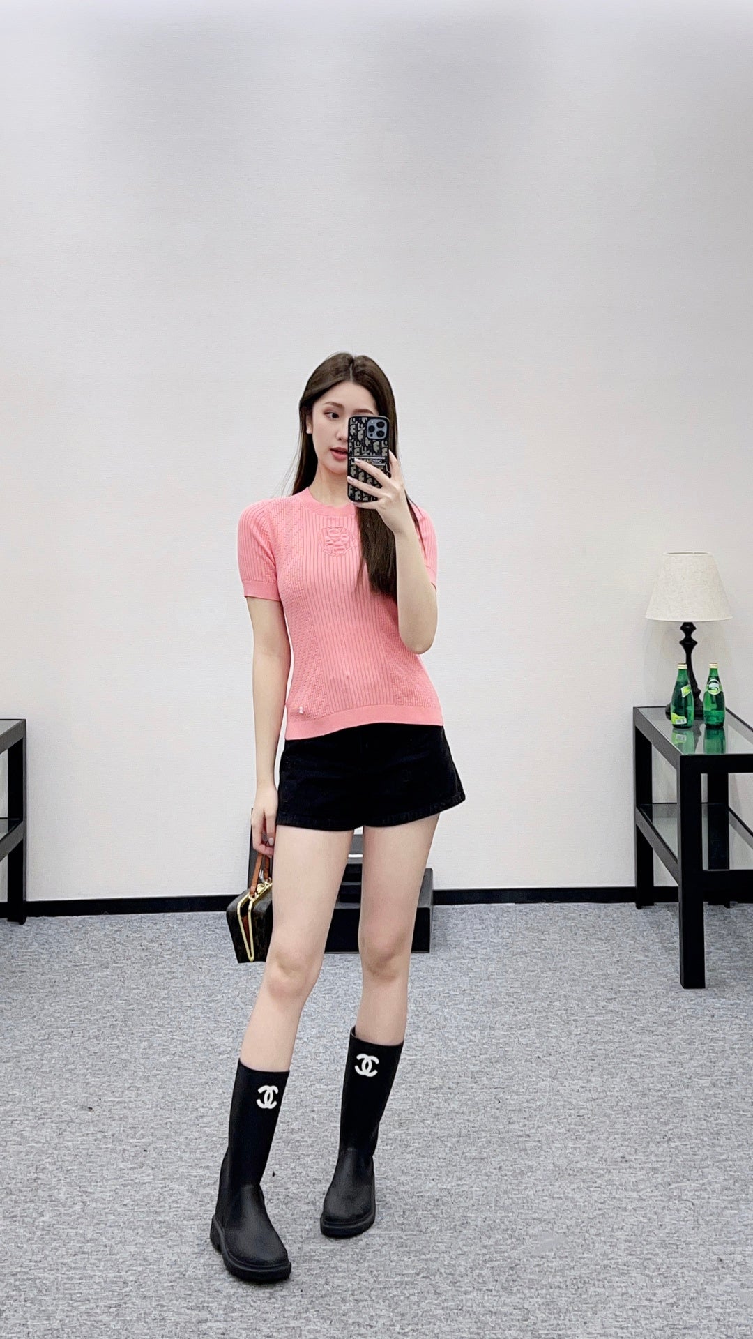 Knitted Short-Sleeve T-Shirt