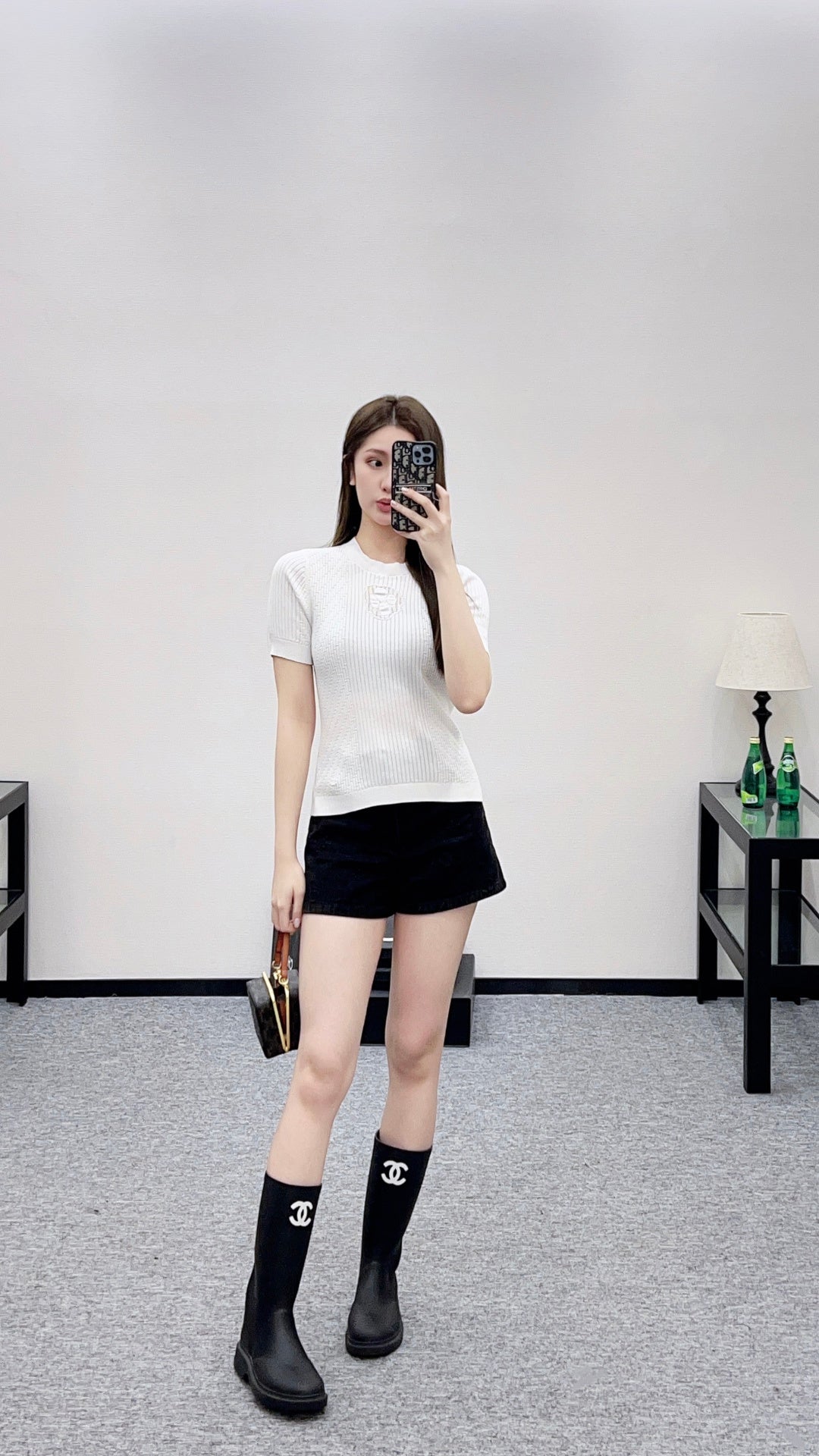Knitted Short-Sleeve T-Shirt