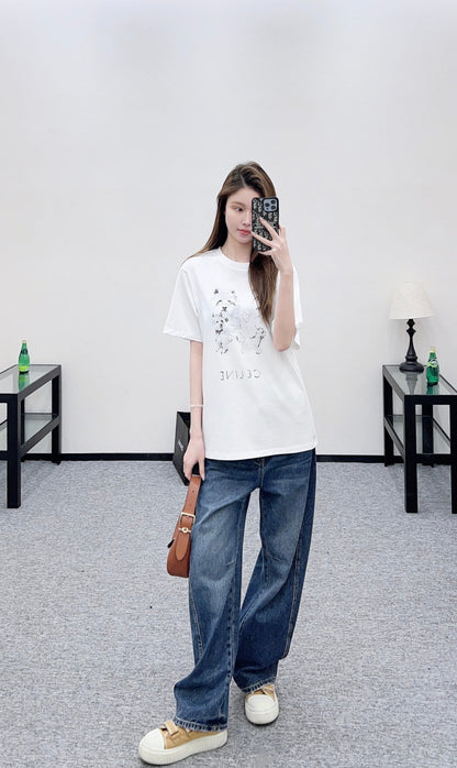 Sketch Dog Crew Neck T-Shirt