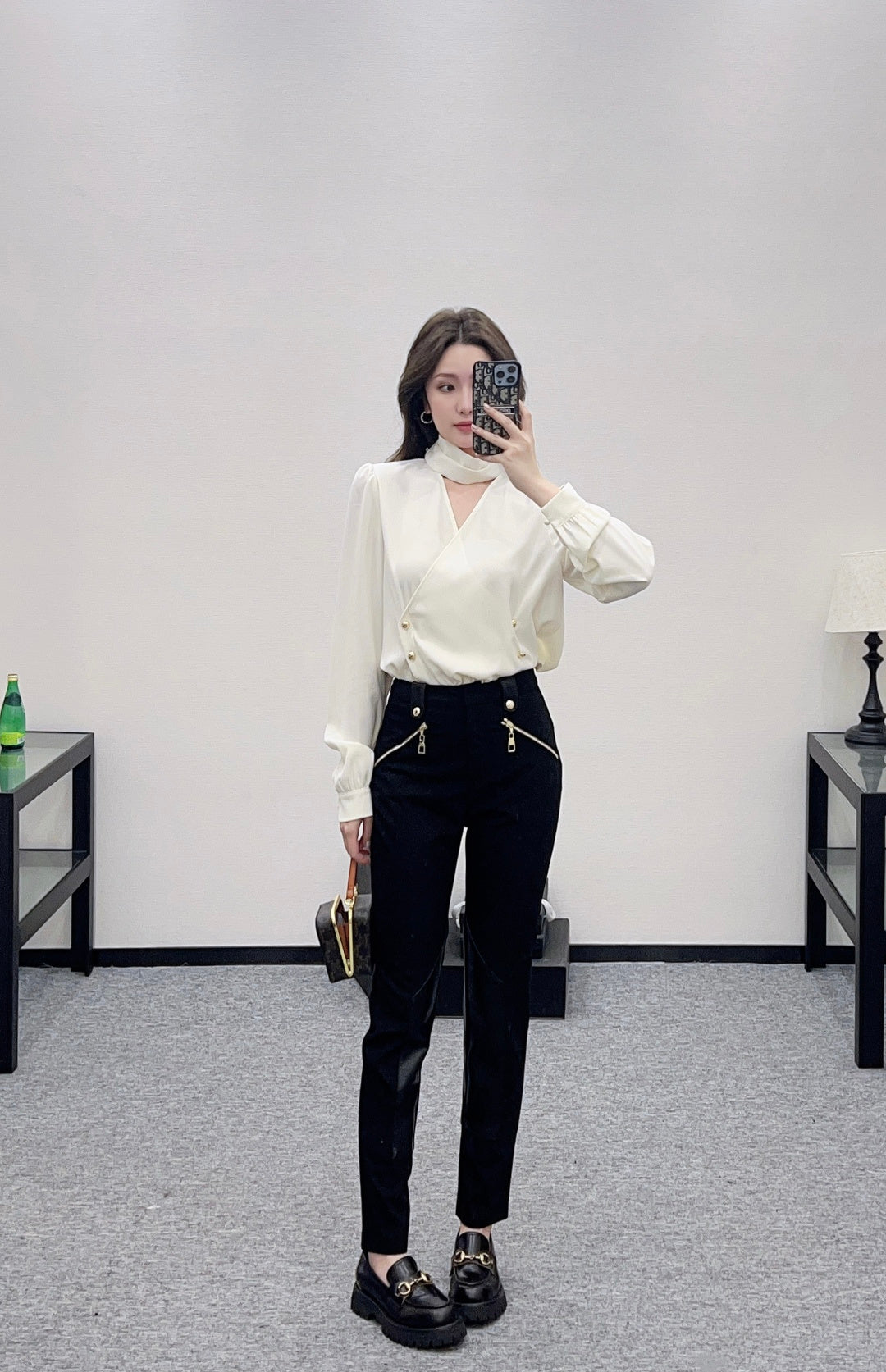 Scarf-Style Elegant Shirt