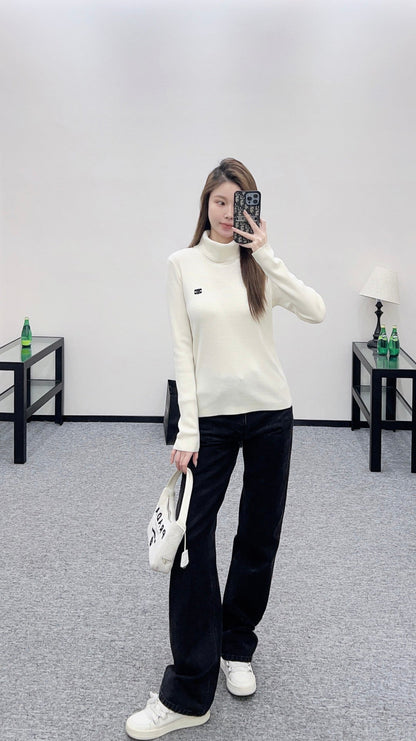 Logo Wool Base Layer Top