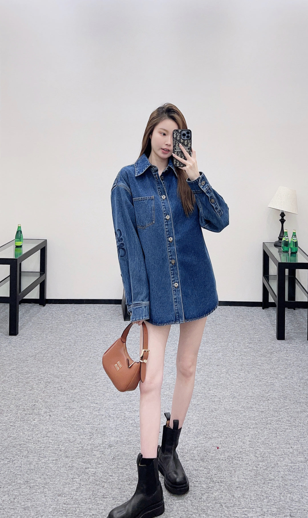 Retro Washed Denim Shirt