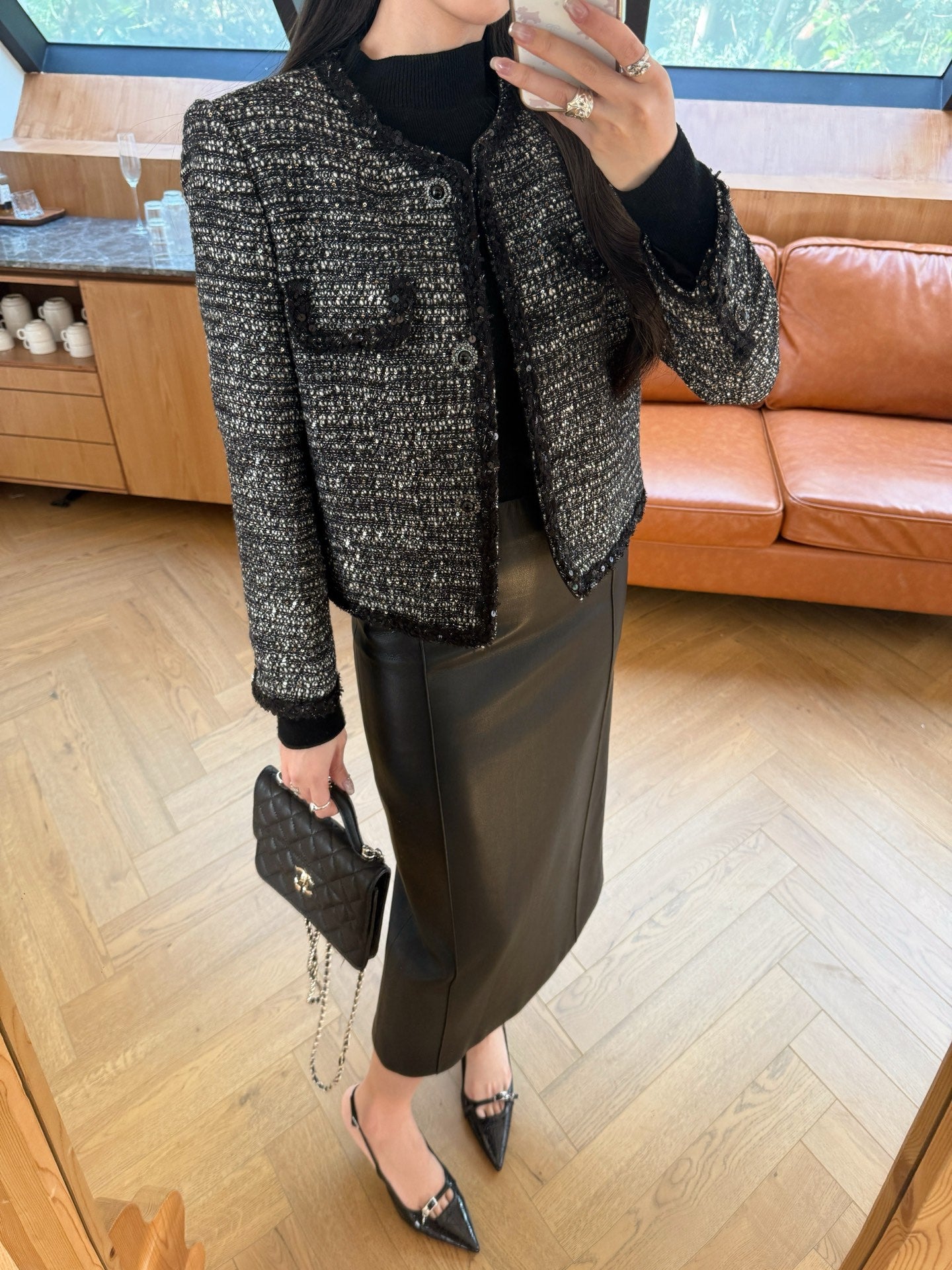 Woven Cardigan