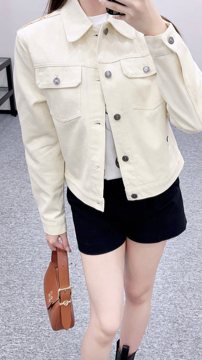 Printed Denim Jacket