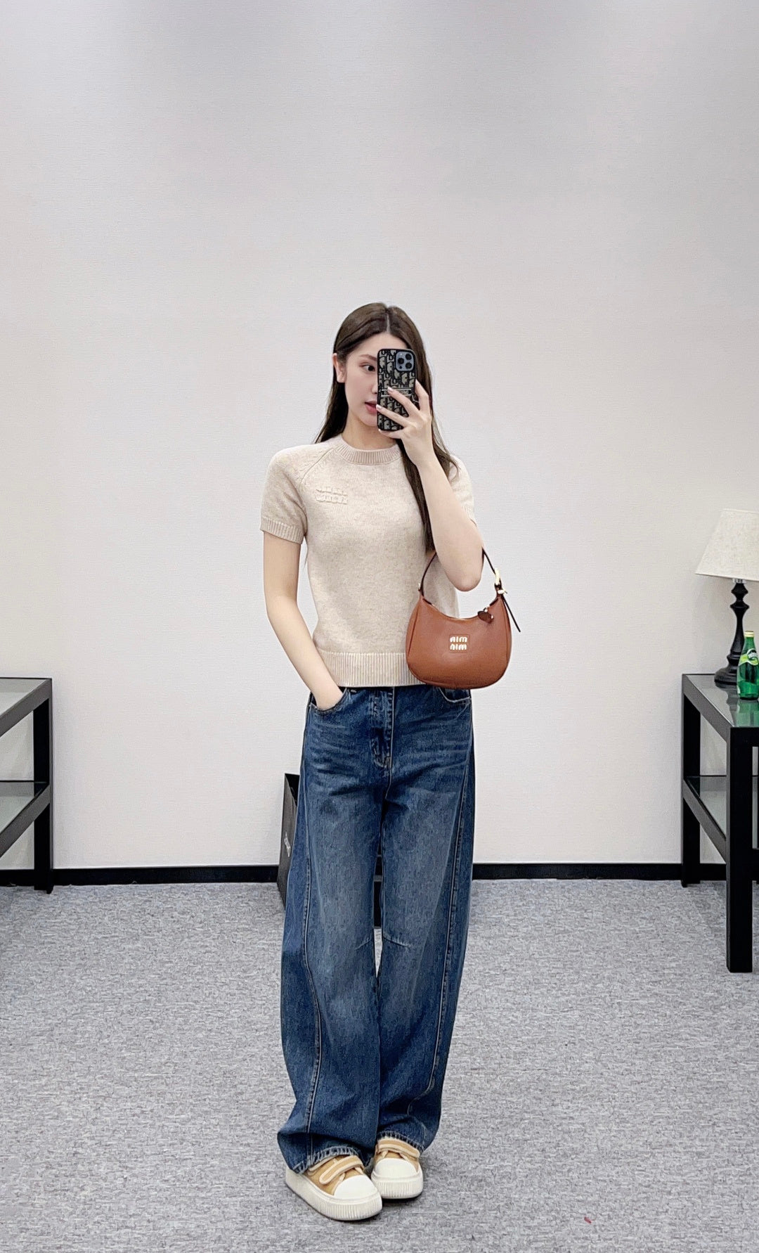 Knitted Short-Sleeve T-Shirt