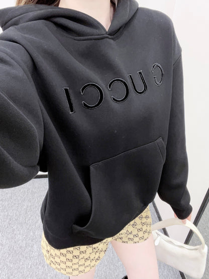Fleece Letter Sweatshirt