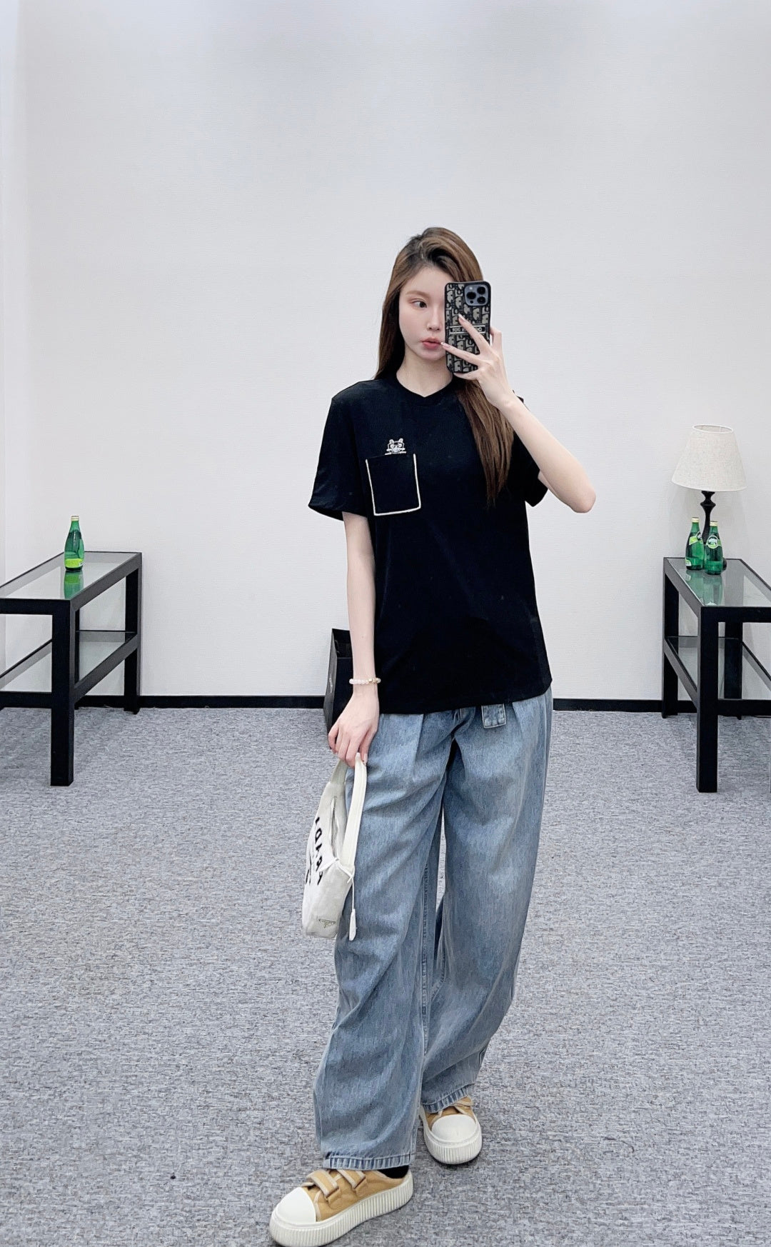Pocket Embroidered Logo T-Shirt