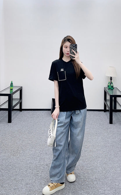 Pocket Embroidered Logo T-Shirt