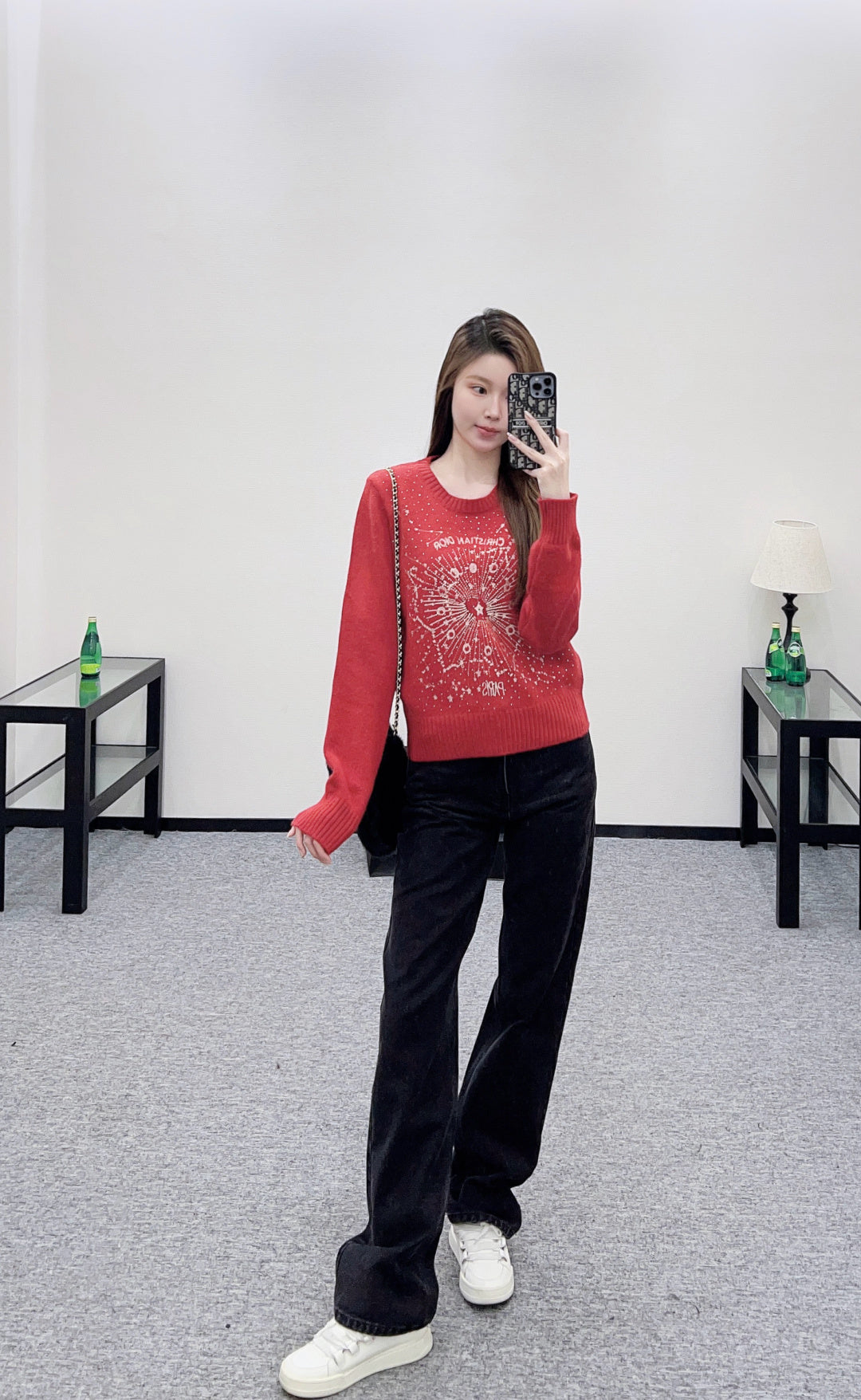 Rhinestone Starry Sky Sweater
