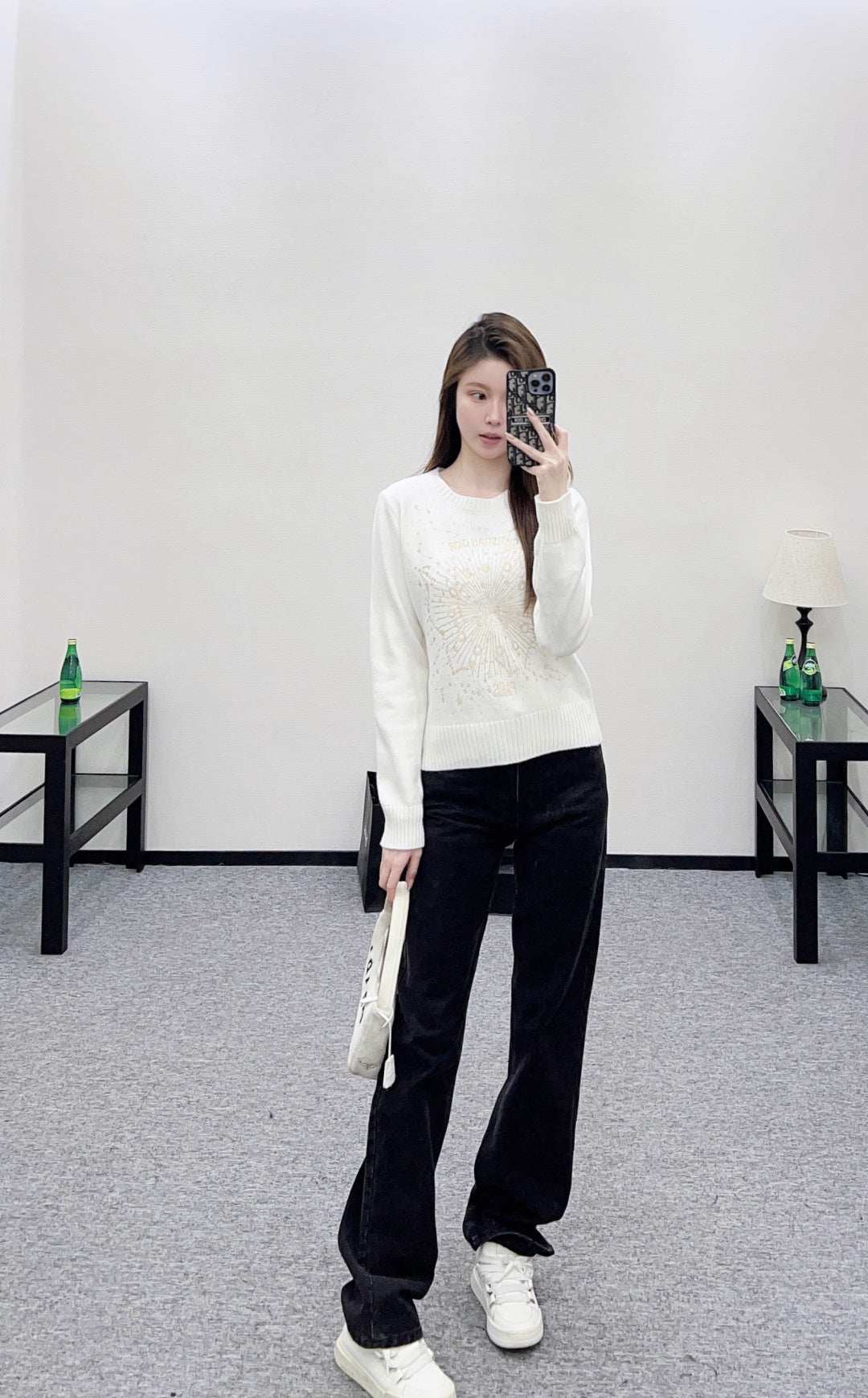 Rhinestone Starry Sky Sweater