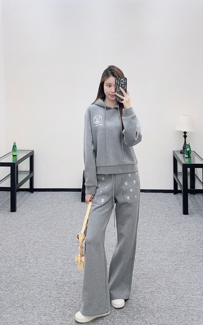 Hooded Sequin Logo Set