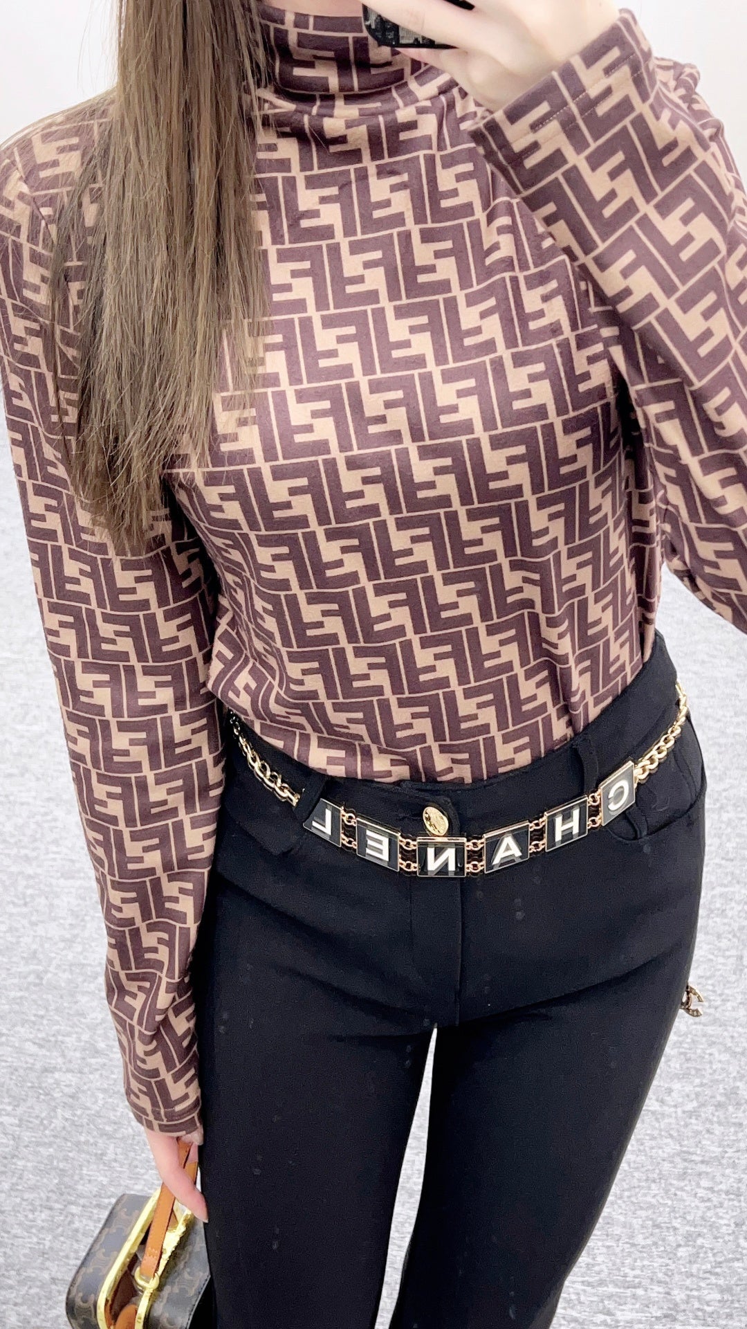 Fleece-lined base layer top