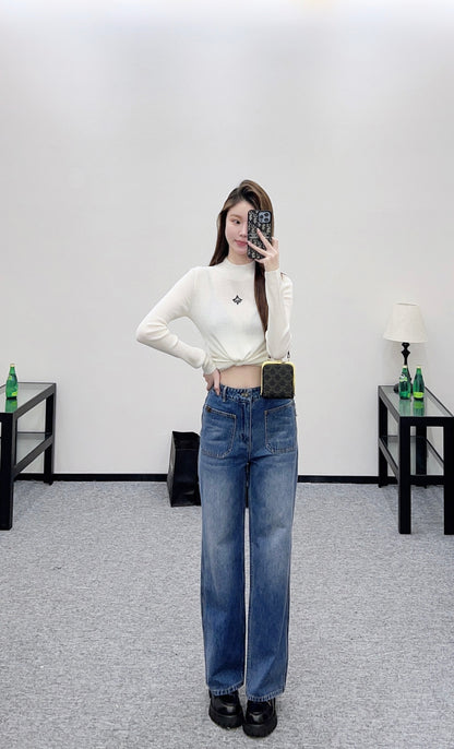 Straight Leg Jeans
