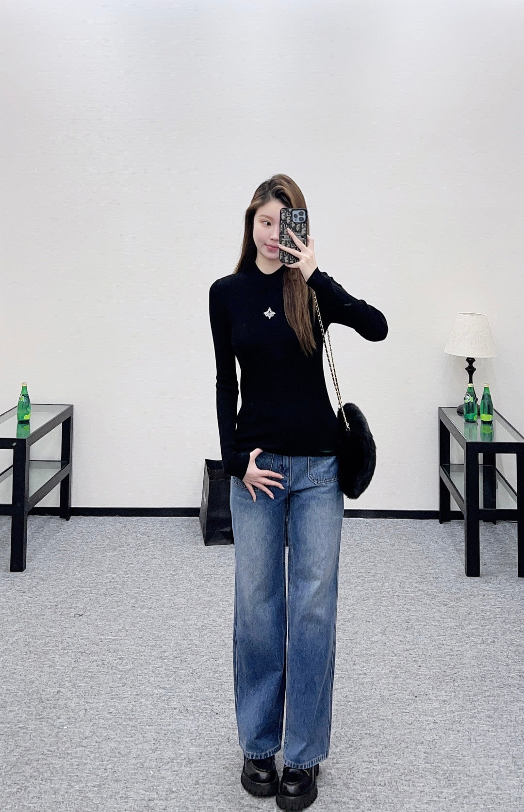 High-Neck Logo Base Layer