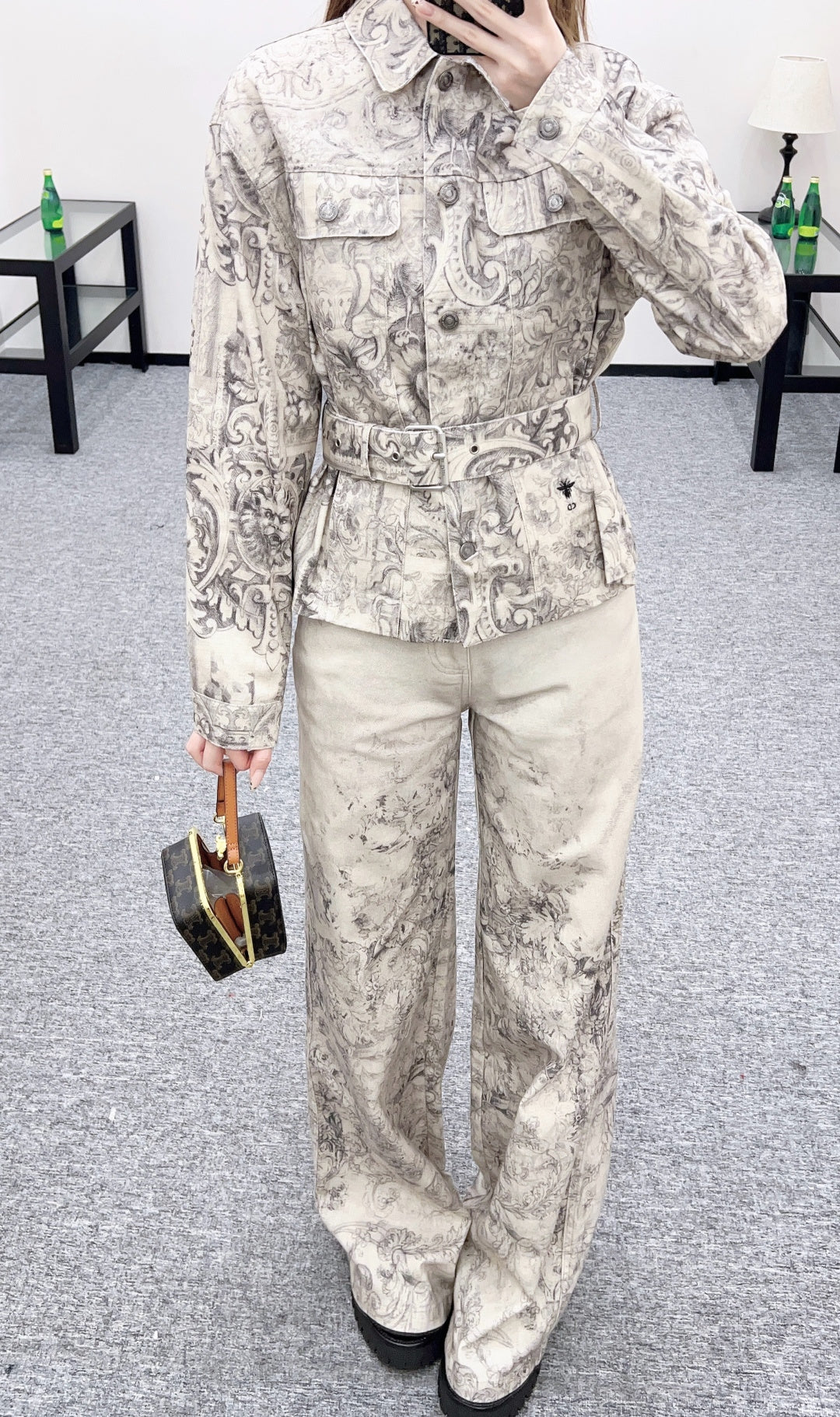 Printed Denim Jacket