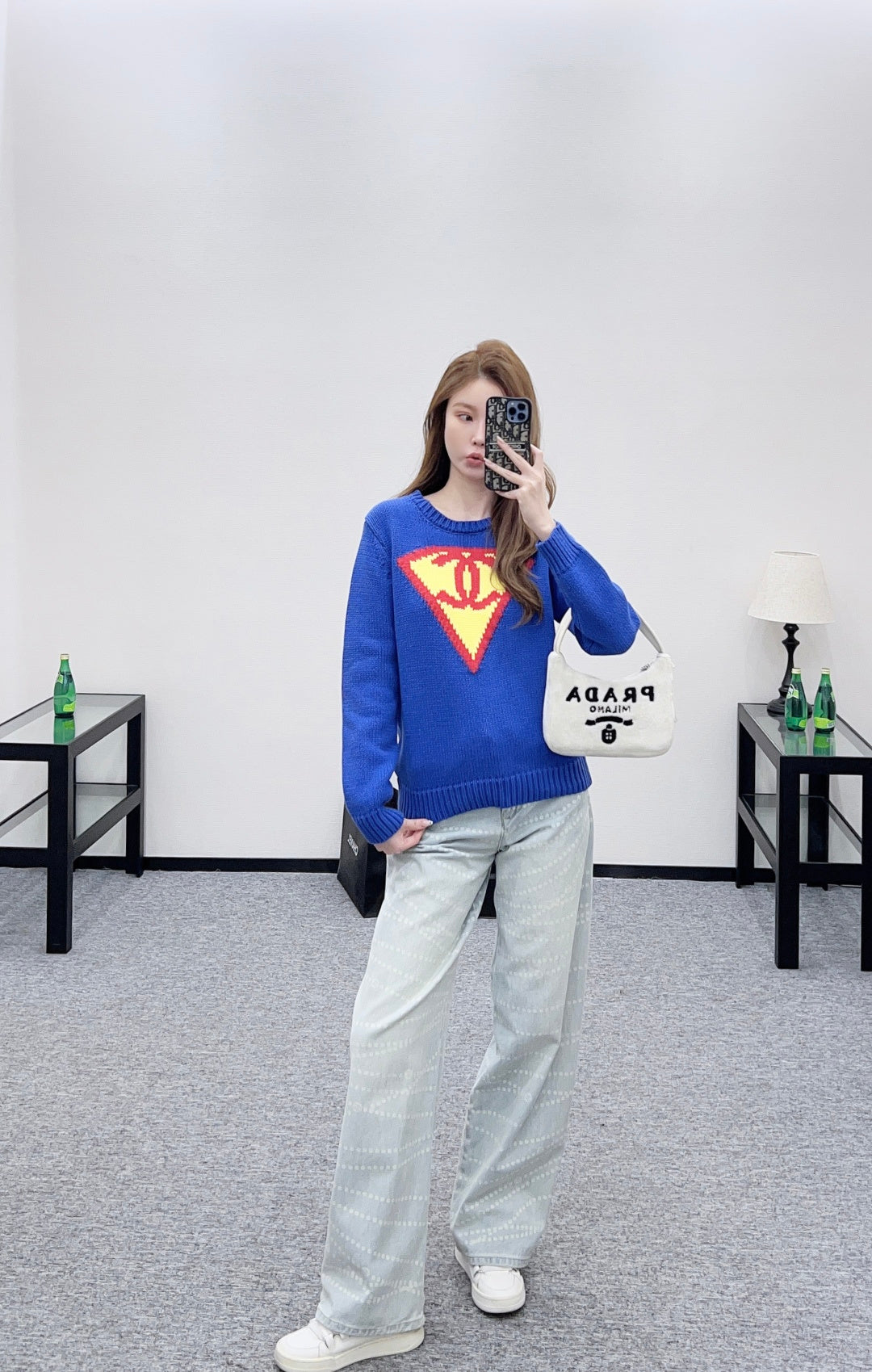 Superman Logo Sweater