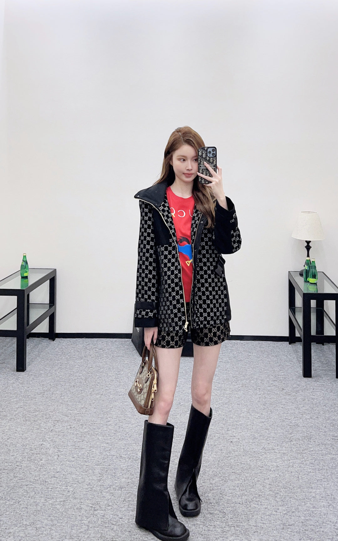 Jacquard Cotton Jacket