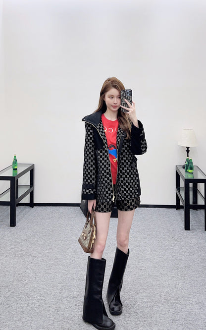 Jacquard Cotton Jacket