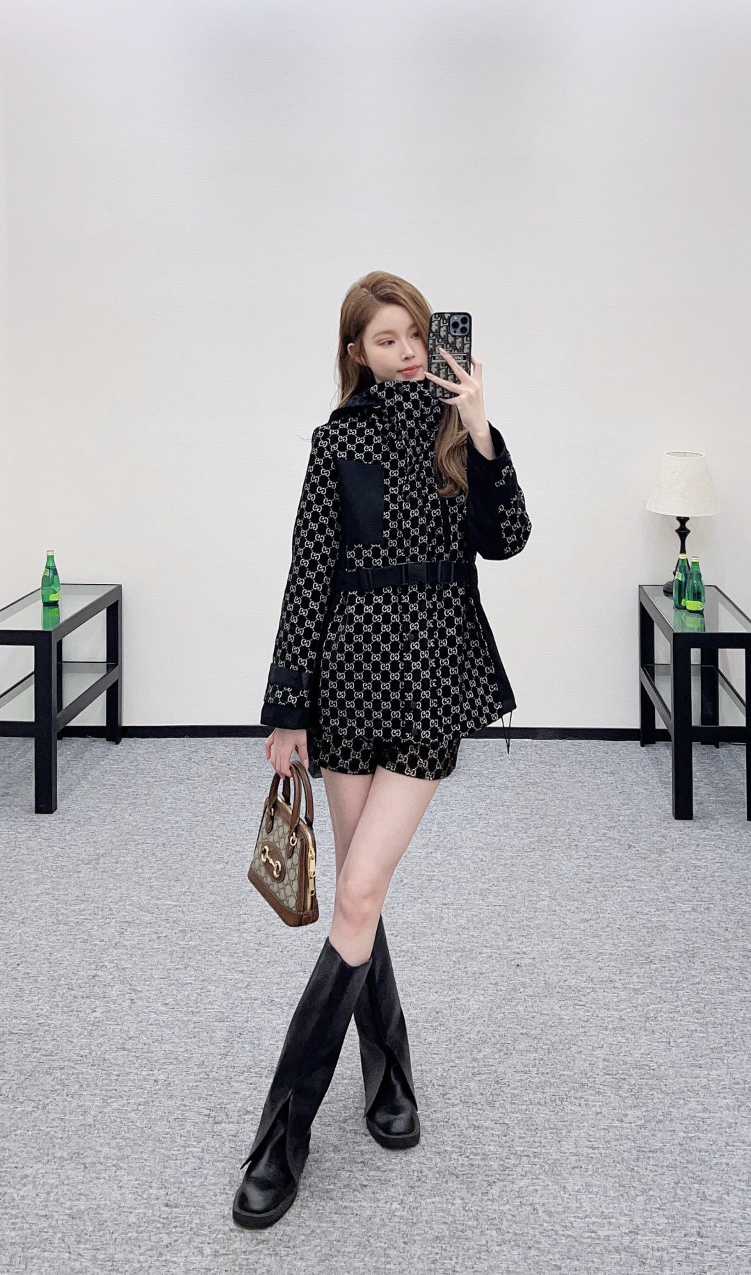 Jacquard Cotton Jacket