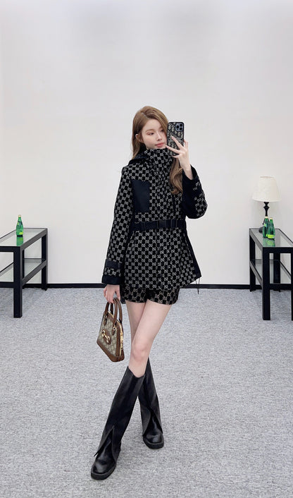 Jacquard Cotton Jacket