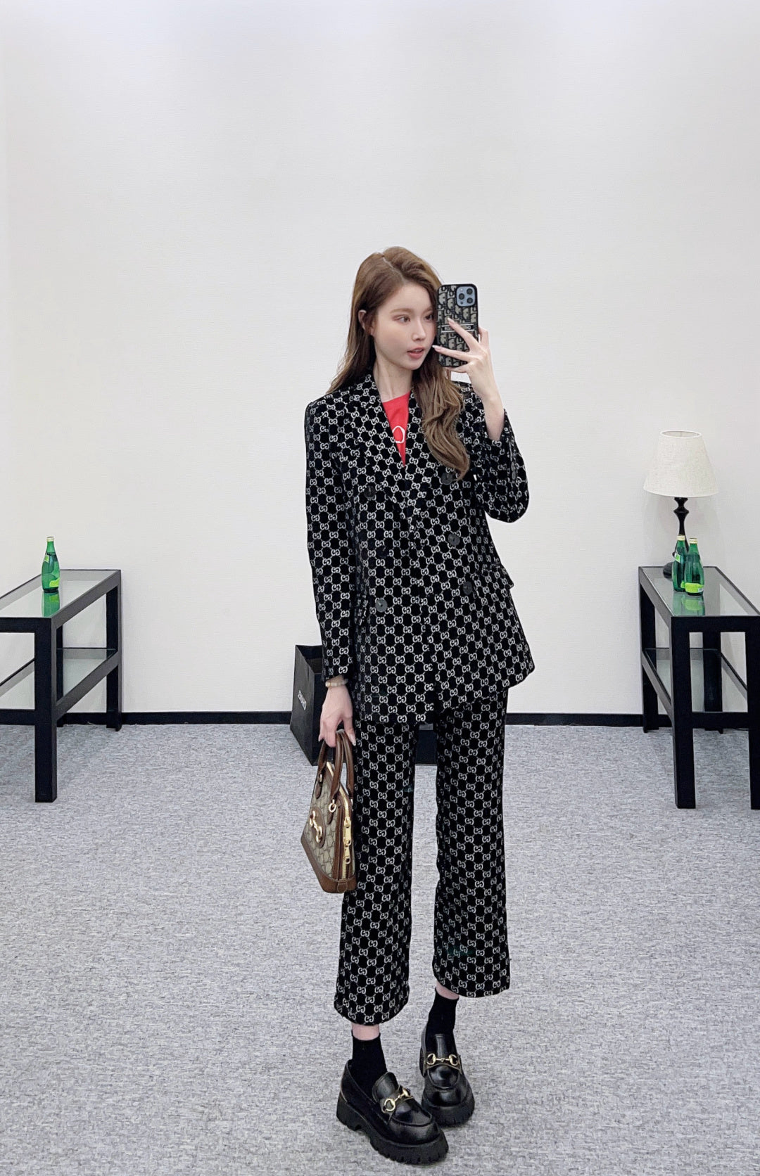Jacquard Lapel Suit
