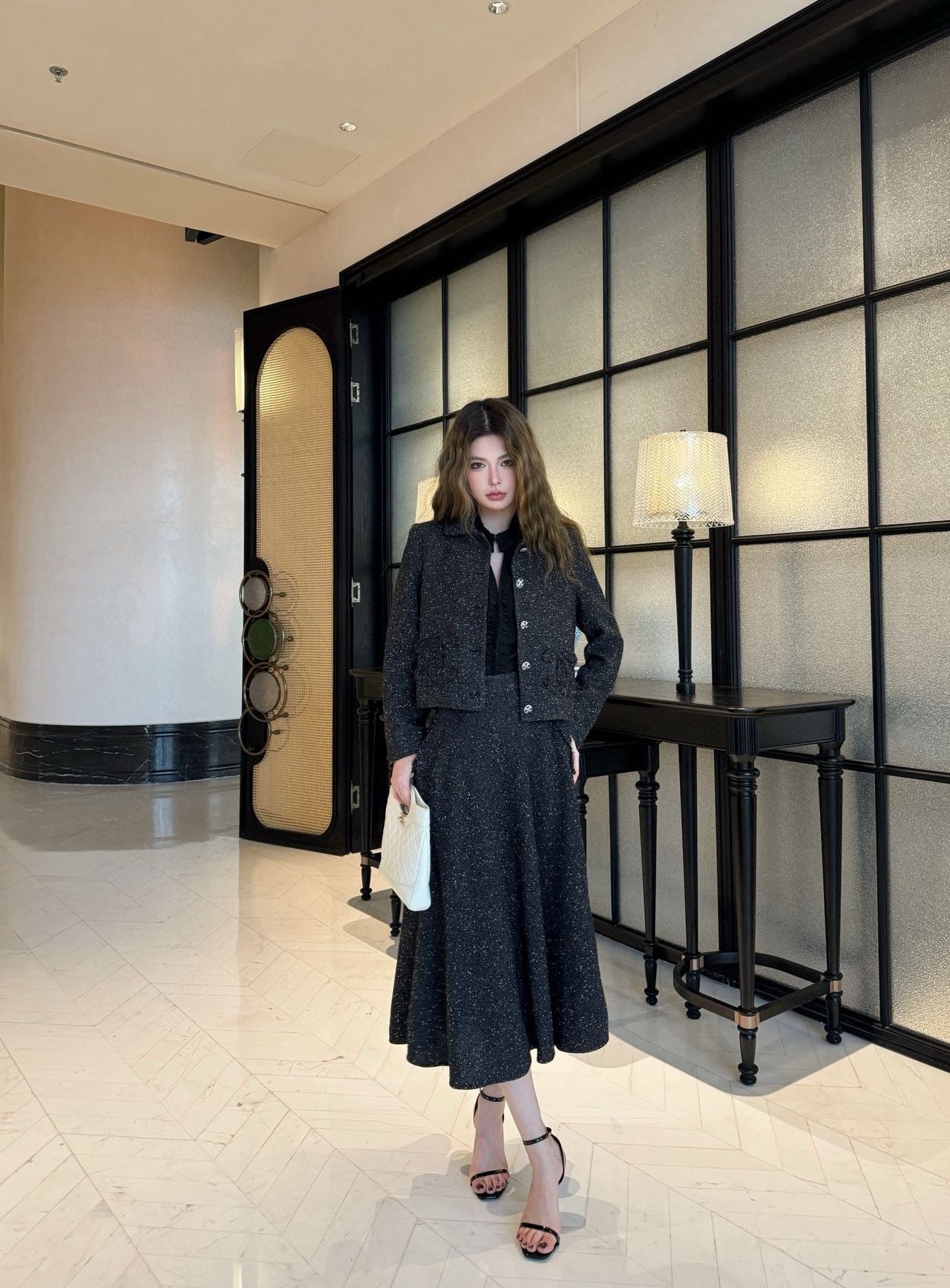 Tweed Collared Coat