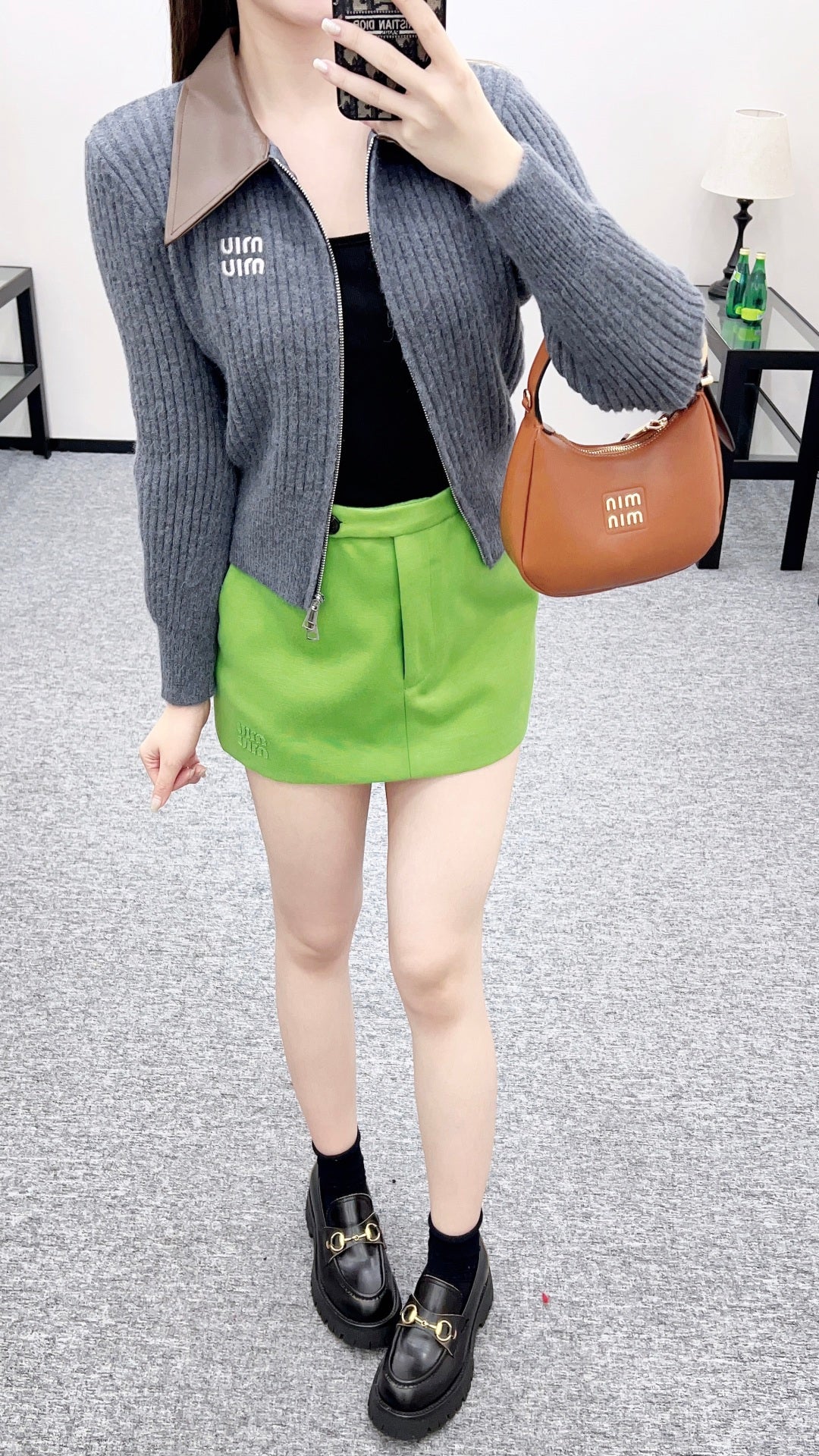 Patchwork Knit Cardigan