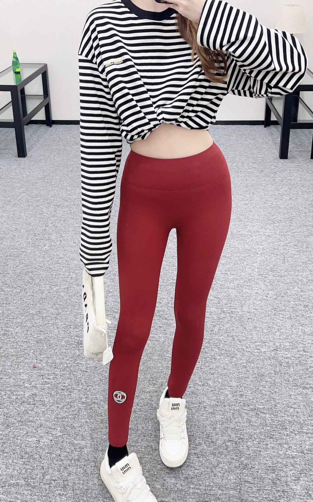 Logo High-Elastic Leggings