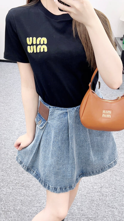 Beaded Logo T-Shirt