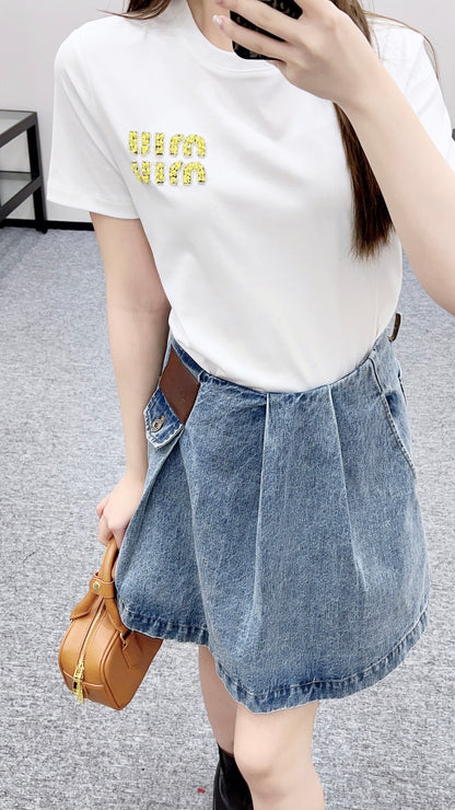 Beaded Logo T-Shirt