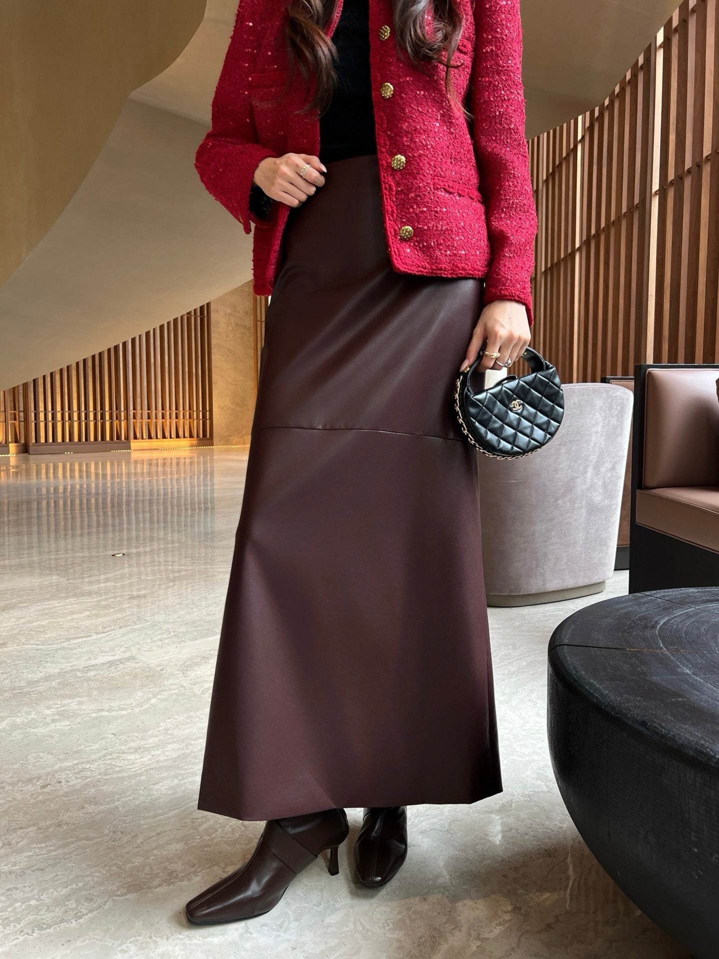 Lapel-front, four-pocket woven jacket