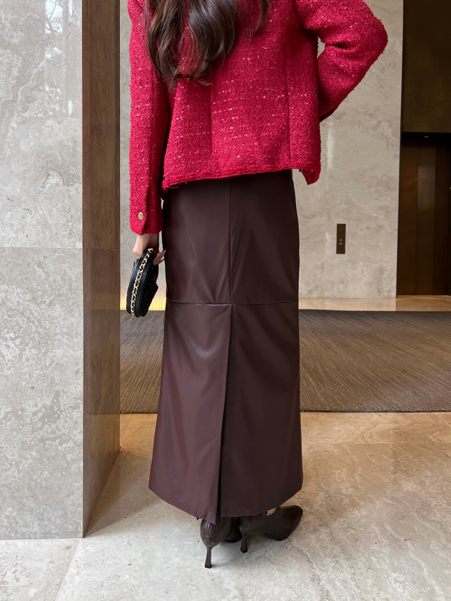 Lapel-front, four-pocket woven jacket