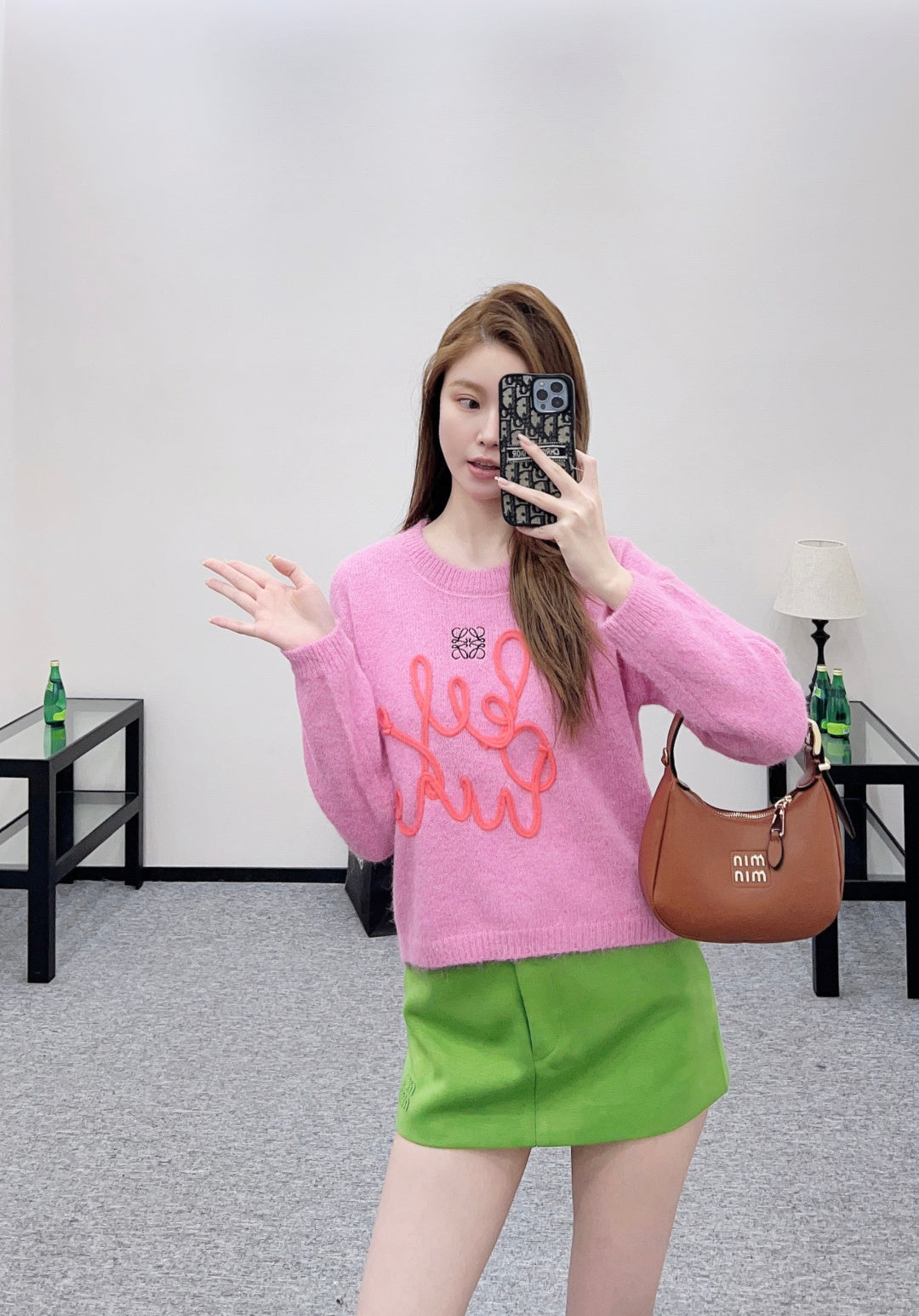 Sweater with Calligraphic Logo