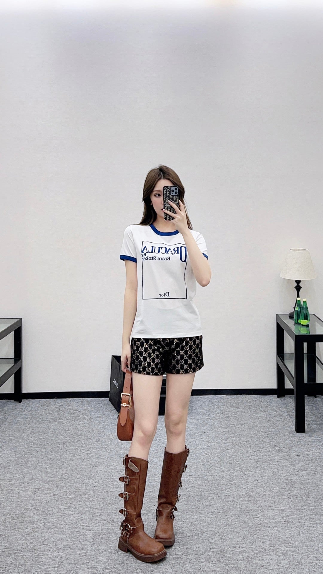 Ribbed Color Block T-Shirt