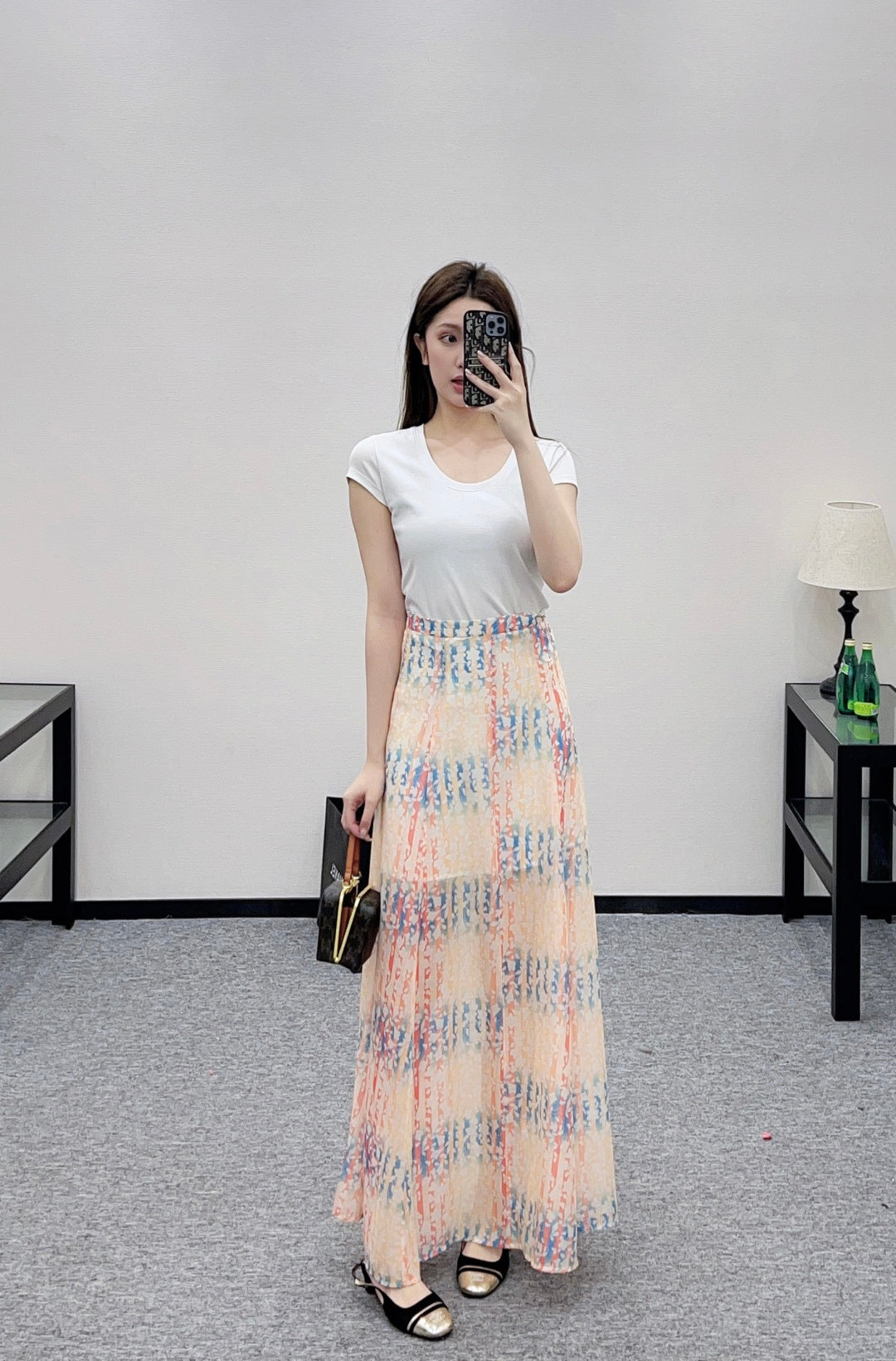 Active Print Midi Skirt