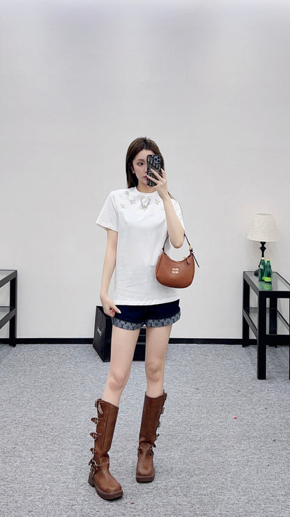 Beaded Chain T-Shirt