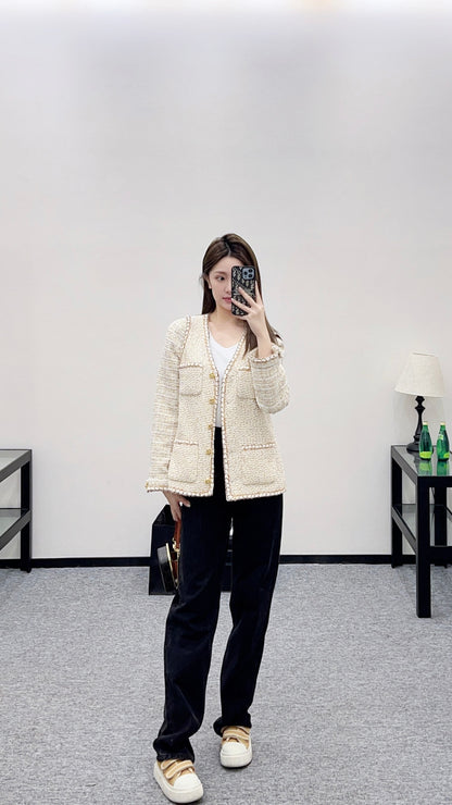 Place-up Faux Two-Piece Jacket