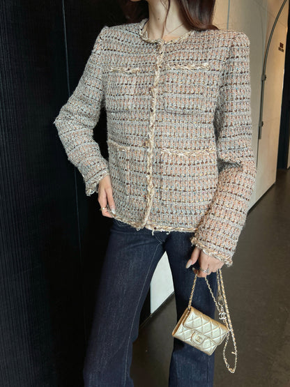 Short Woven Cardigan