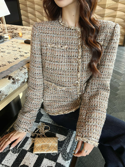 Short Woven Cardigan