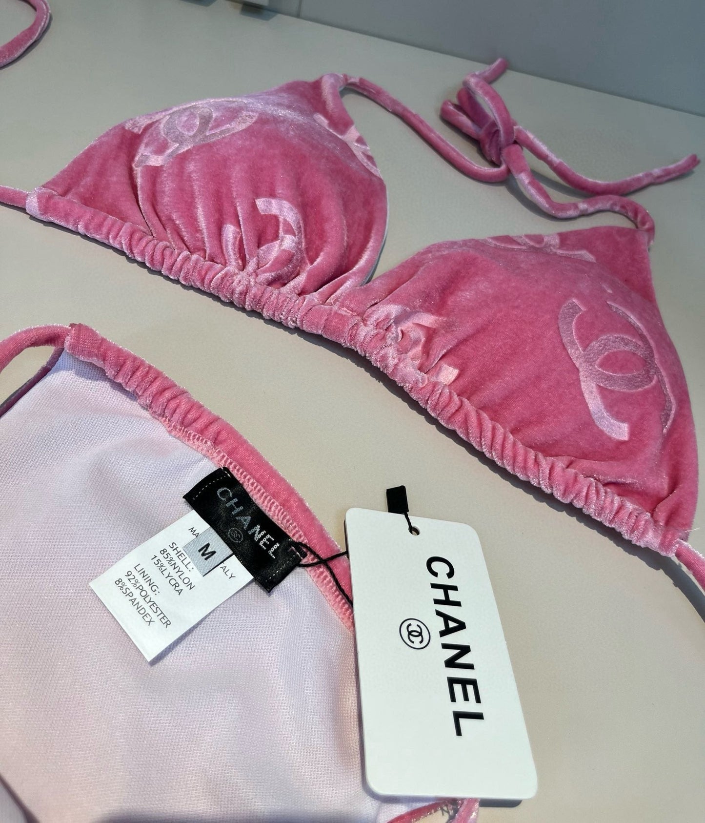 25 Corduroy Classic Bikini Three-Piece Set