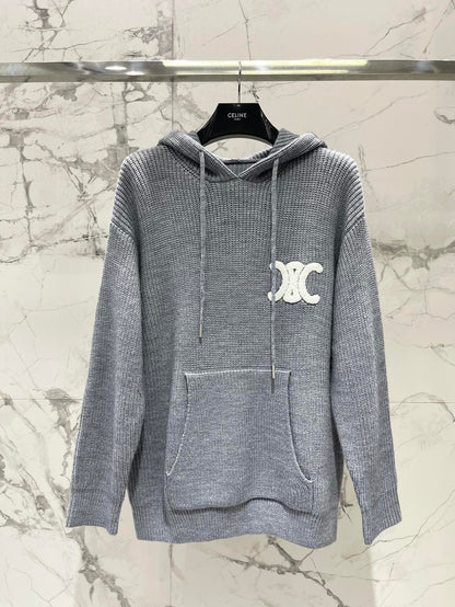 Hooded Knit Sweater